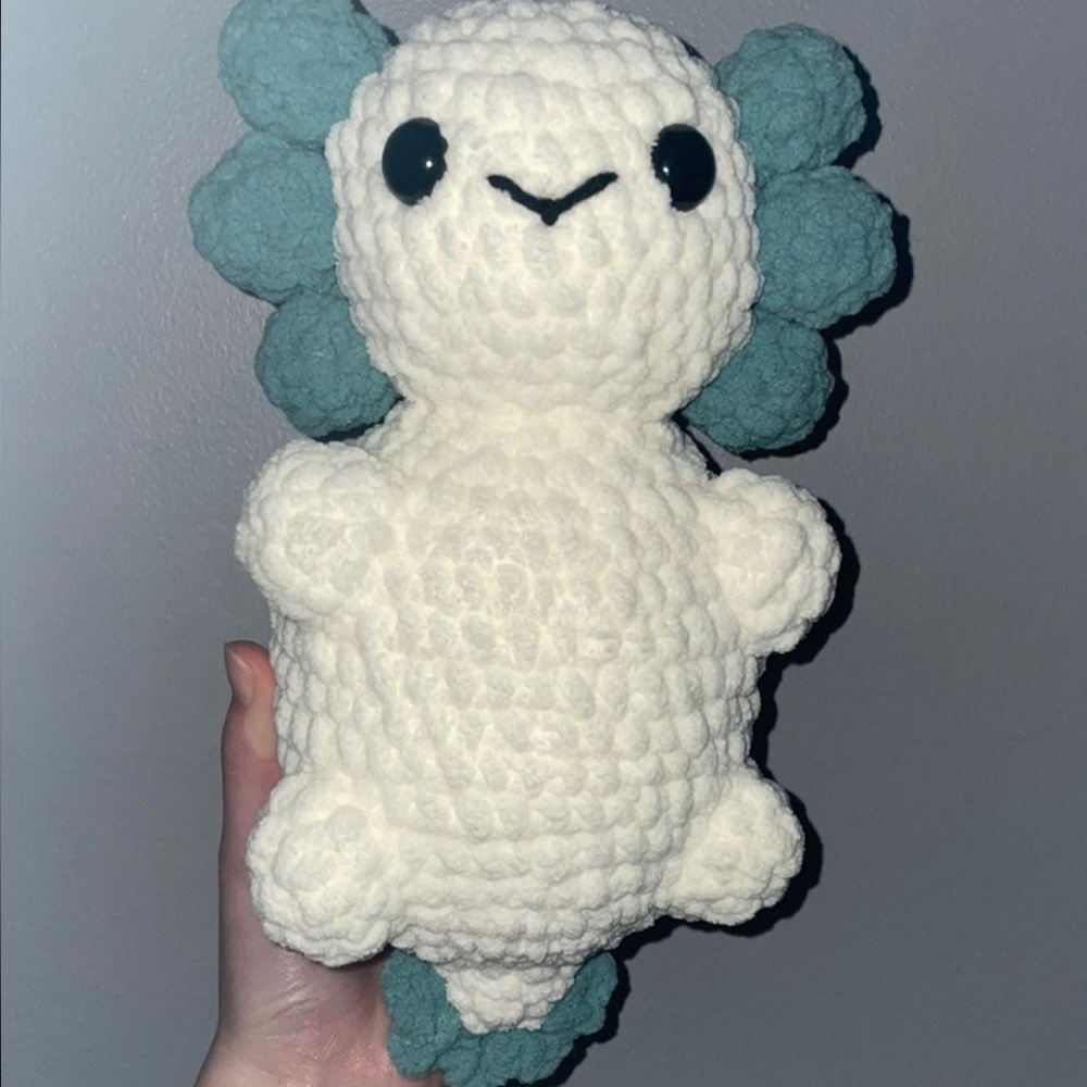 crochet chunky axolotl